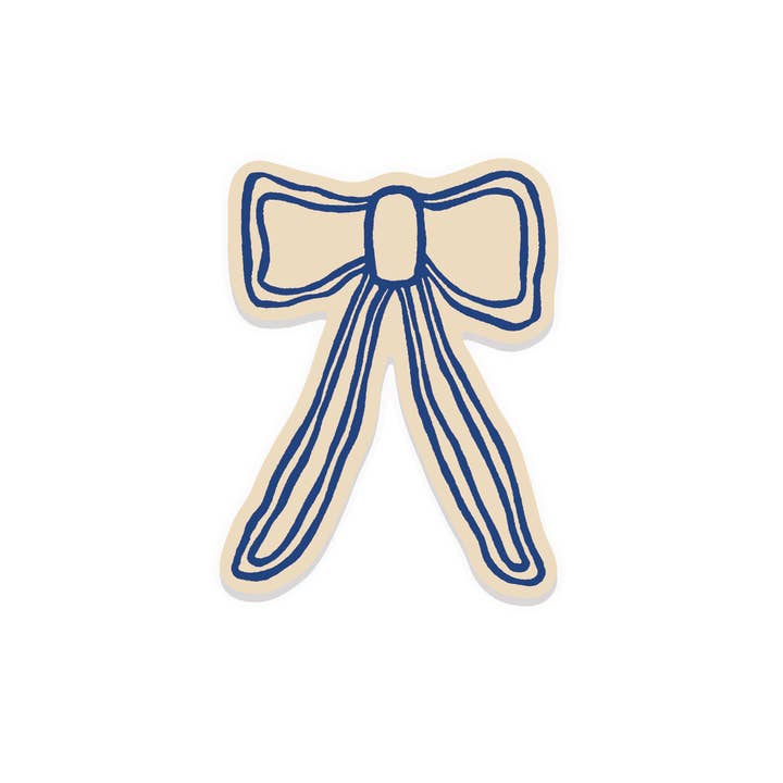 Bow Vinyl Sticker for wholesale by Christine Witmore