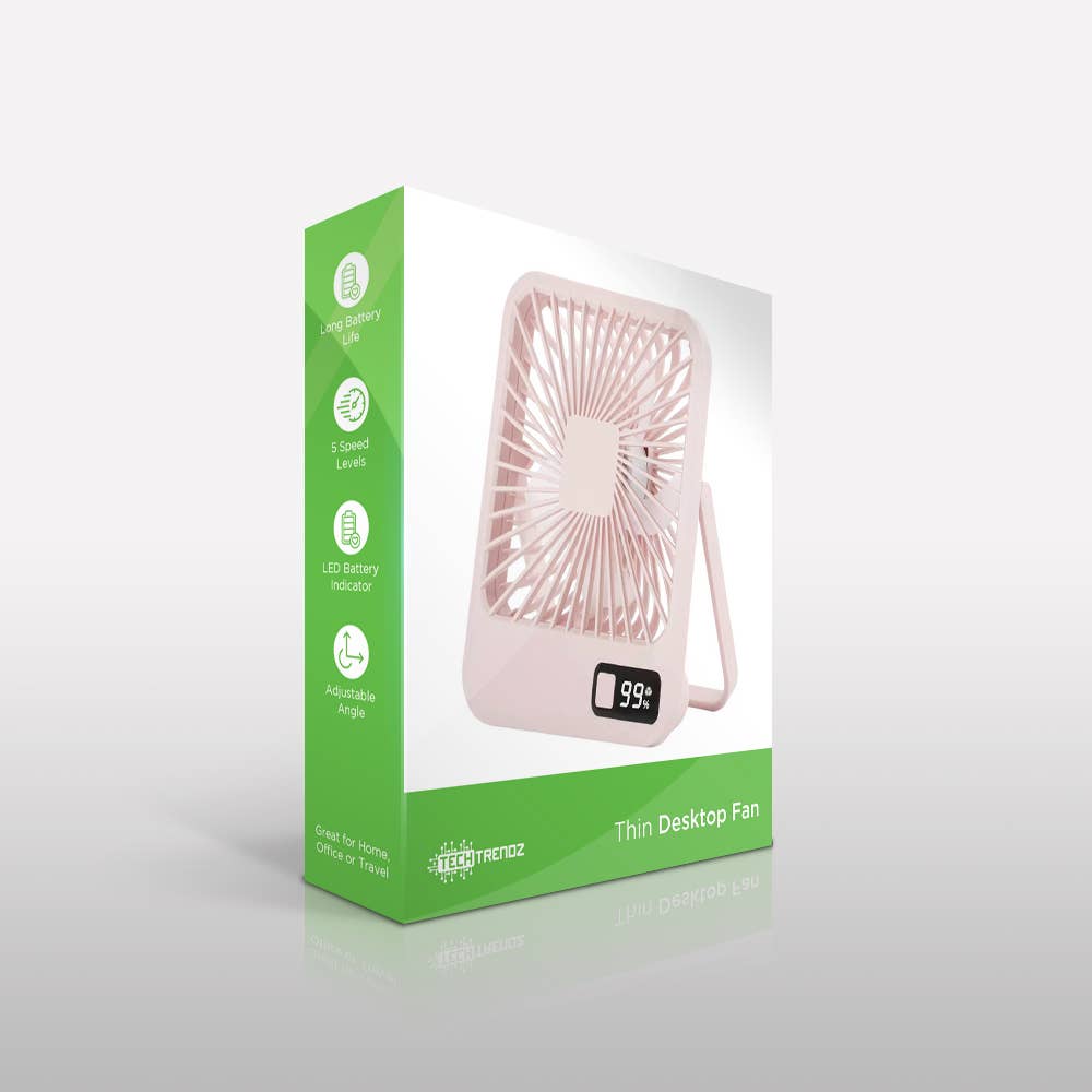 Tech Trendz - Wholesale Handheld Electric Fan - PORTABLE DESK FAN3