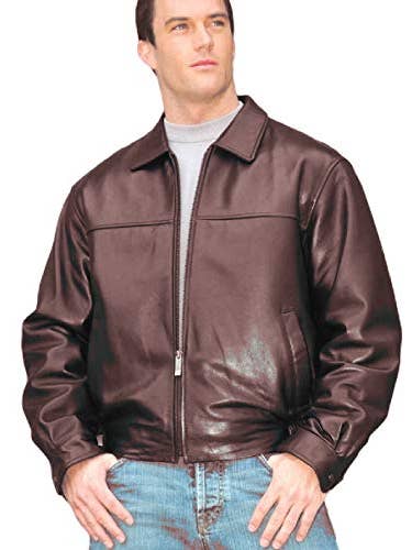 Reed - Wholesale Leather Jacket - Men's - REED Men's New Zealand Lambskin Leather Jacket1