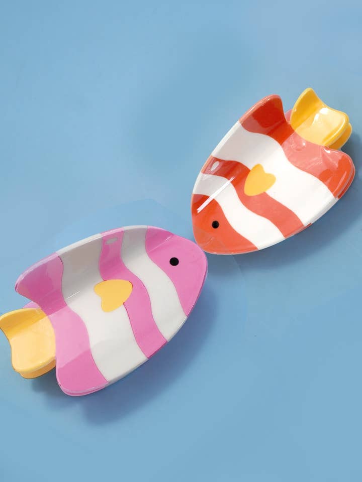 VIBRANT OCEAN SEA FISH HAIR CLAW CLIPS | 40H978 for wholesale by JOSSLYN by wall to wall