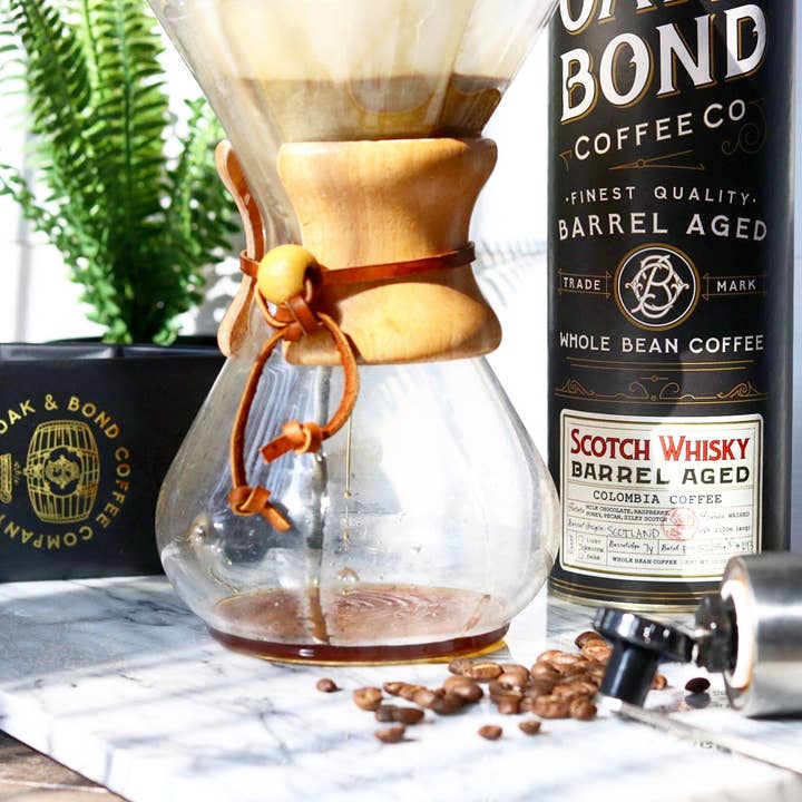 Oak and Bond Coffee Co. - Wholesale Coffee Beans - Scotch Whisky Barrel Aged Coffee6