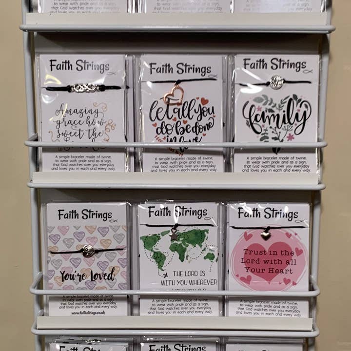 Faithstrings - Wholesale Retailer Display - Jewelry - Display Starter Kit 36 Faith Strings Christian Wish Bracelet3