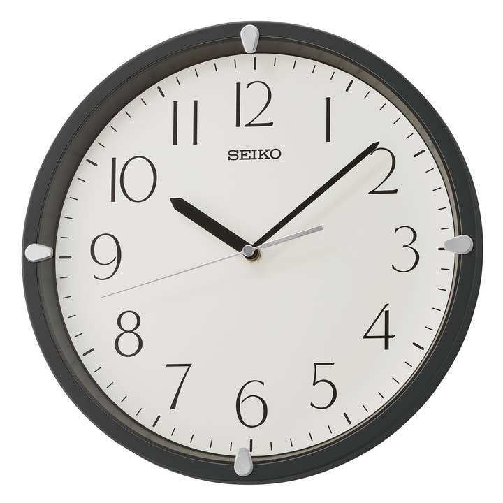 Kuota Wall Clock, Black Matte for wholesale by Seiko Clocks USA