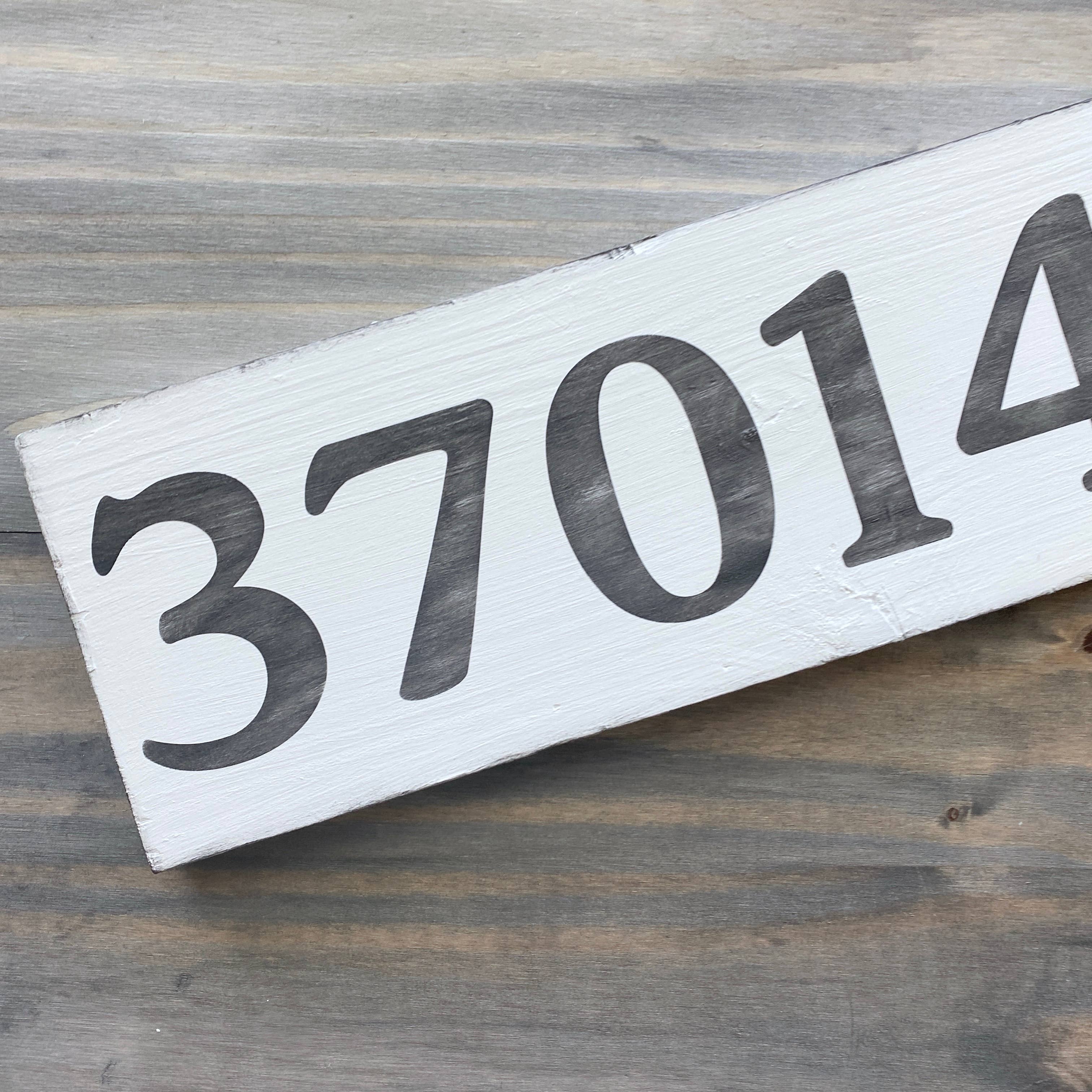 Anchored Soul Designs - Wholesale Sign - Large Zip Code Sign, customize souvenir personalized design3