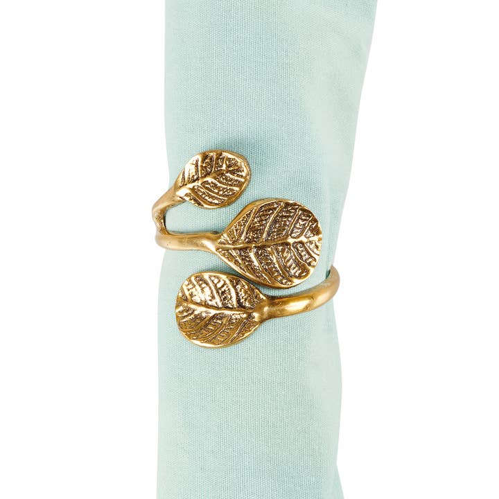 Primitives by Kathy - Wholesale Napkin Ring - Leaves Napkin Ring