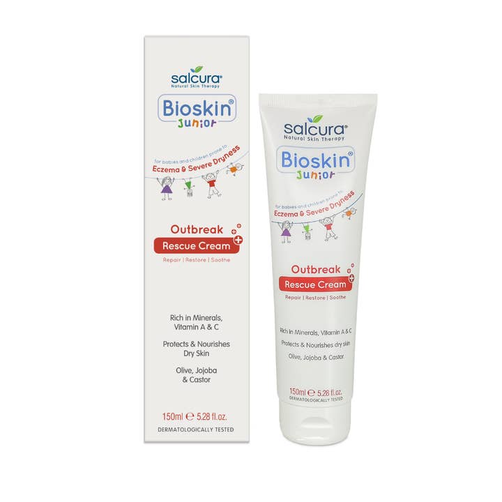 Bioskin Junior Outbreak Rescue Cream 150ml for wholesale by Salcura Natural Skin Therapy EU