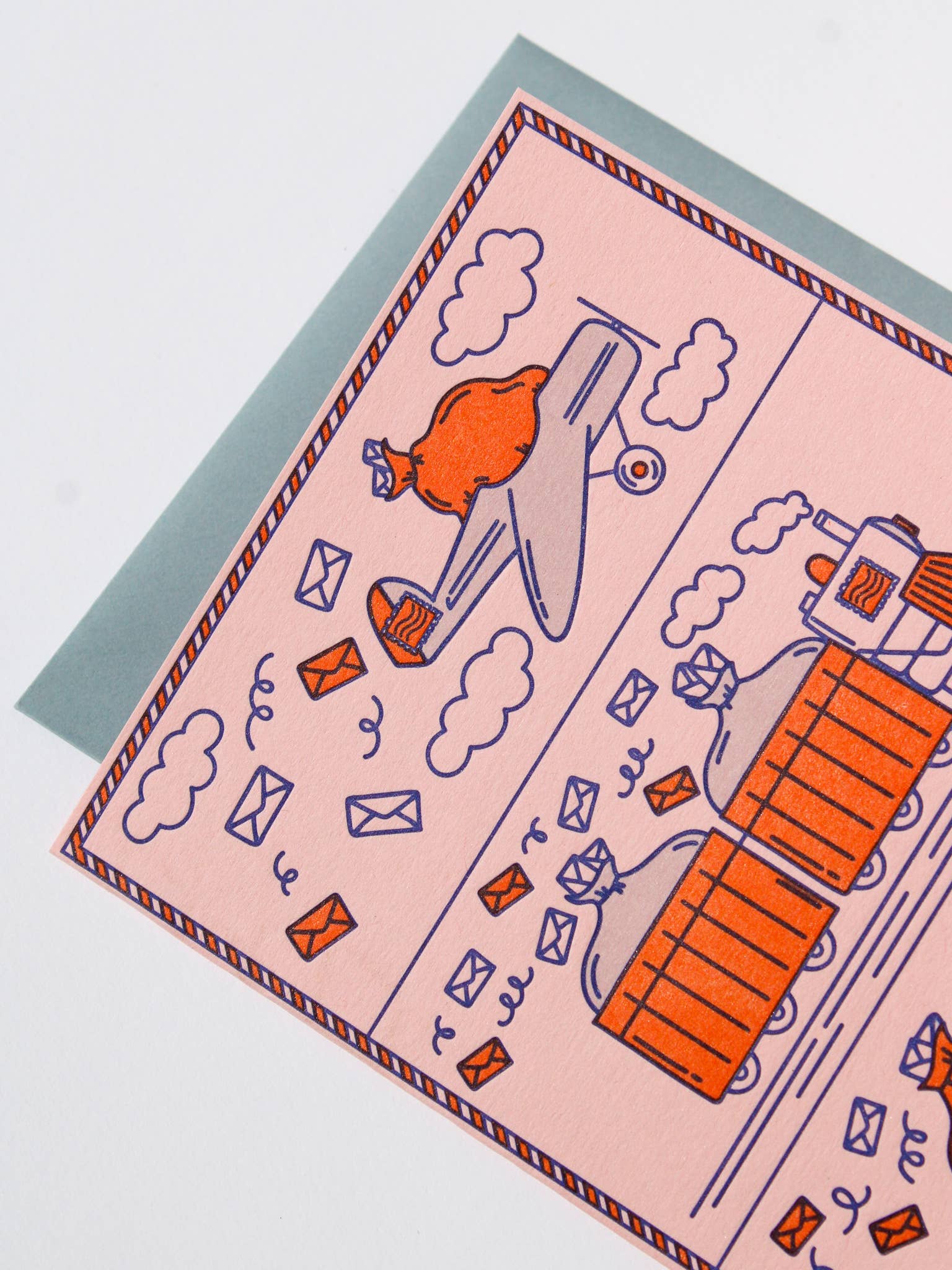 M.C. Pressure - Wholesale Everyday Greeting Card - Mail Transportation Letterpress Greeting Card3