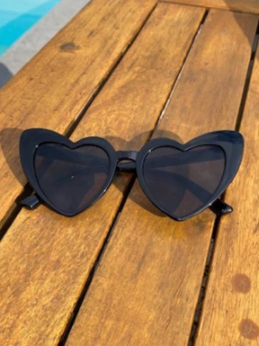 BLACK HEART SUNGLASSES for wholesale by Les Vilaines Filles
