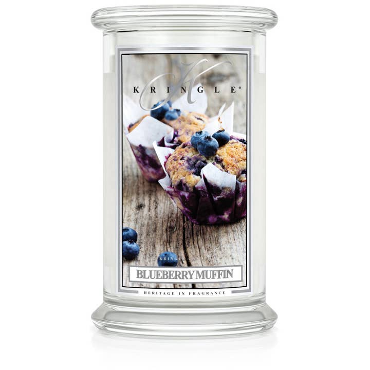 22oz 2W Kringle Classic: Blueberry Muffin for wholesale by Kringle Candle Company