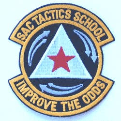 SAC Tactics School for wholesale by Military Patches & Pins