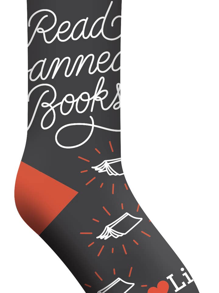 Read Banned Books Socks Prepack (6)
for wholesale by Gibbs Smith