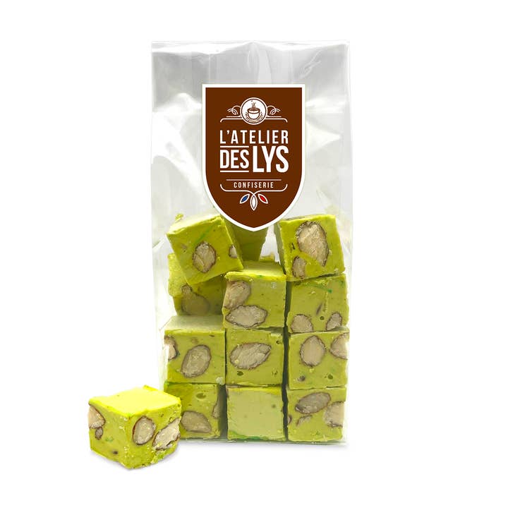 Ducasses-Nougat mit Pistazie für den Großhandel von L'Atelier des Lys