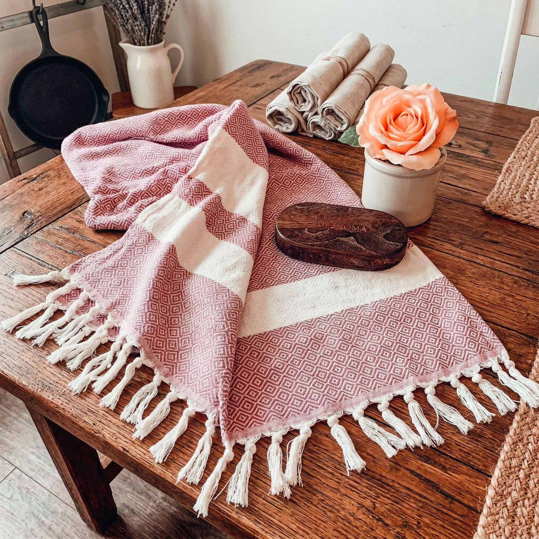 Gia Roma - Wholesale Beach Towel - Blue Turkish Beach Towels or Decorative Towels Handmade30