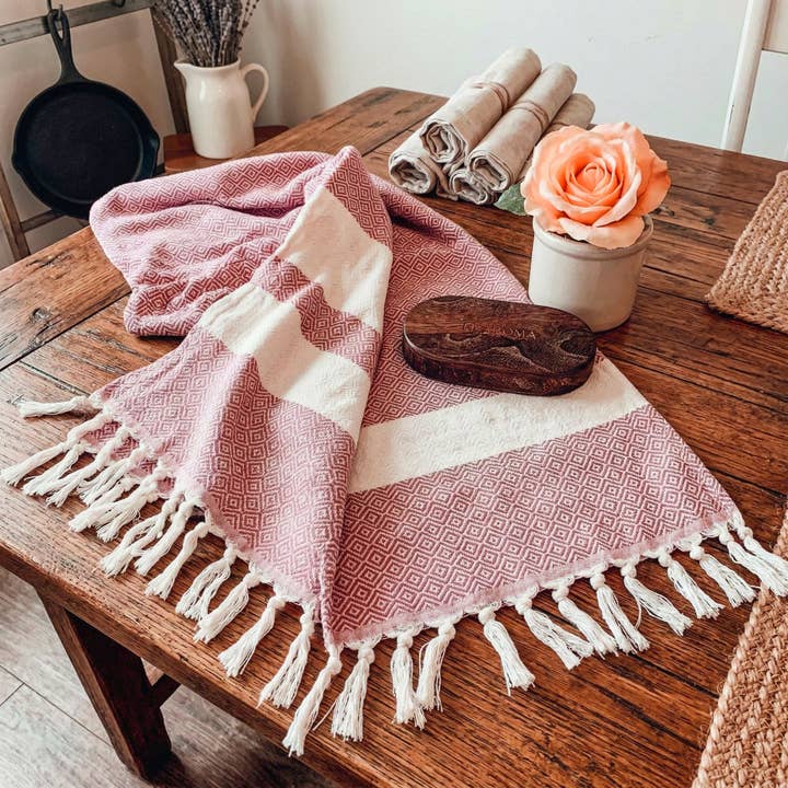 Gia Roma - Wholesale Beach Towel - Blue Turkish Beach Towels or Decorative Towels Handmade30