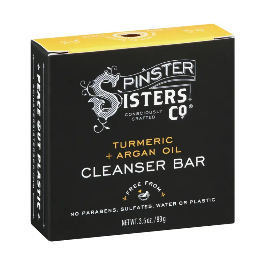 Spinster Sisters Co. / Old Salt Grooming Supply - Wholesale Facial Cleanser - Nourishing Face Cleanser Bar w/ Turmeric & Argan Oil5