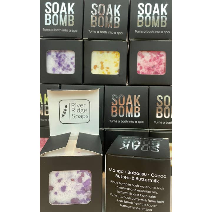 River Ridge Soaps - Wholesale Bath Bomb/Fizz - SOAK Bomb4