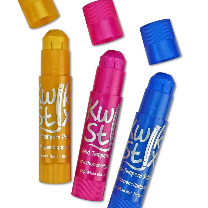 TPG Creations / The Pencil Grip - Wholesale Paint set - KwikStix Tempera Paint - 6 Metalix Colors TPG-6138