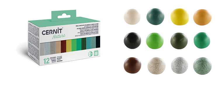 Zwajomi Clay - Vente Matériels de bricolage - Gamme de couleurs Cernit Nature1