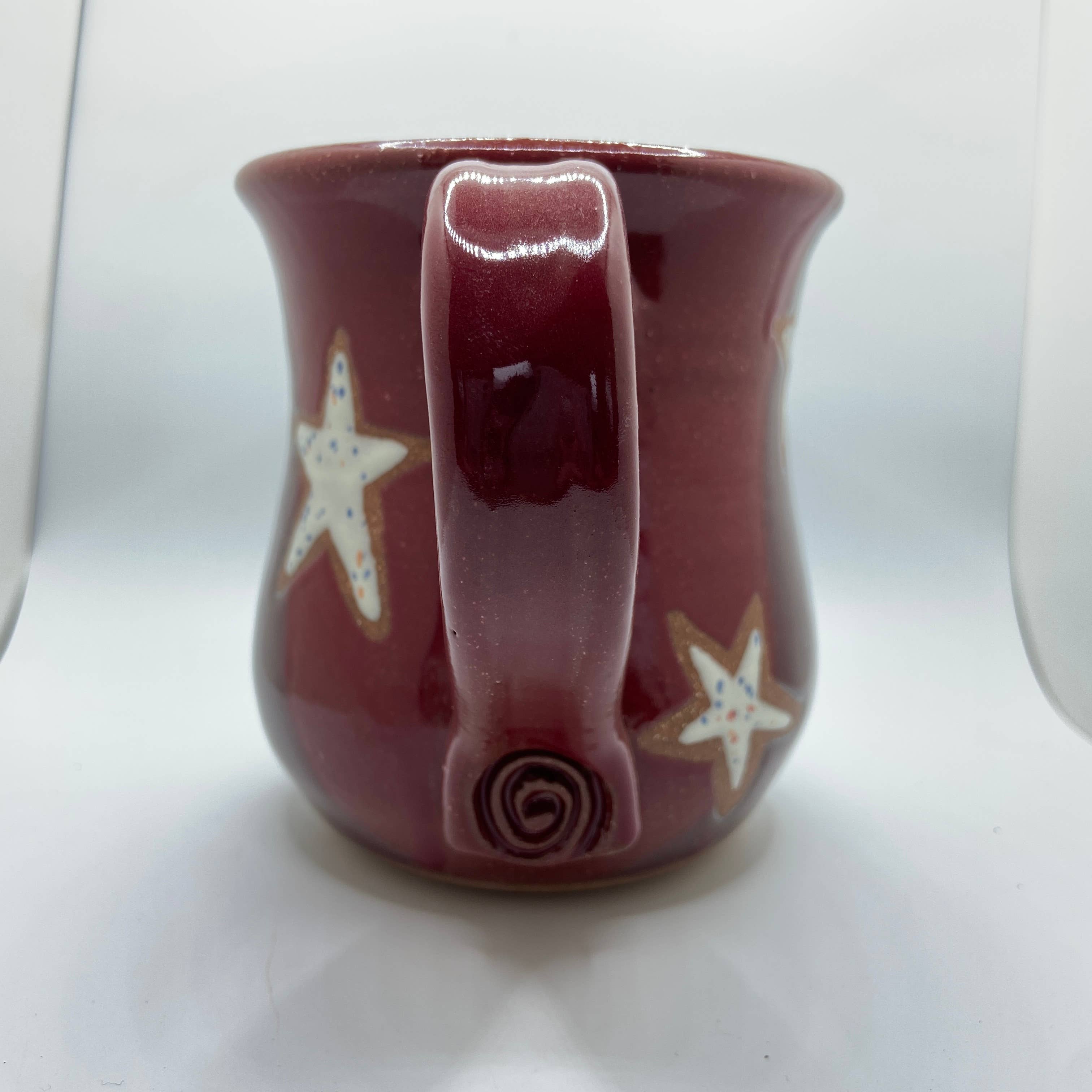 MudWorks Pottery - Wholesale Coffee Mug - Folk Stars Mug3