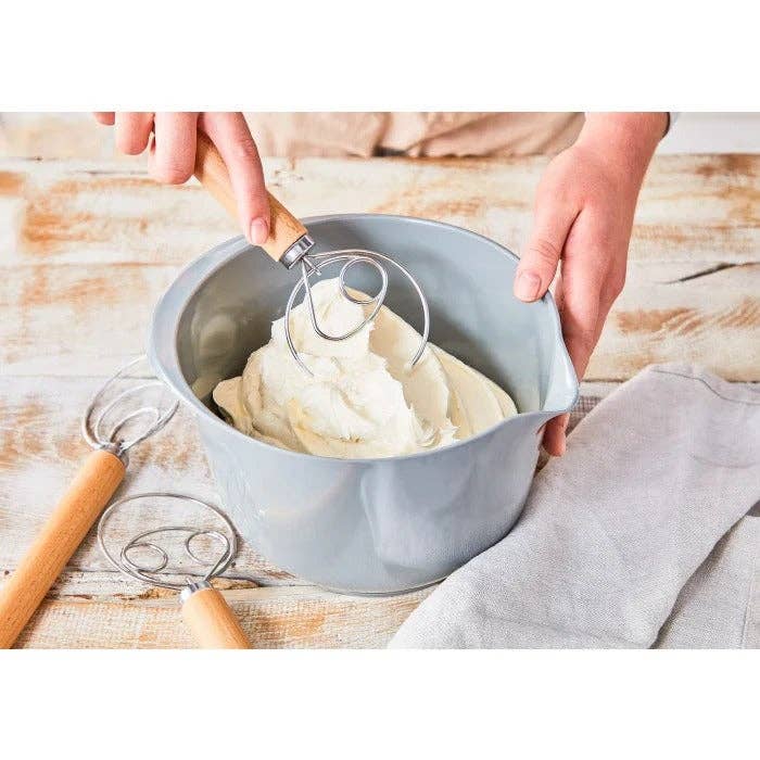 Wood handle Birkmann Laib & Seele Dough Whisk for wholesale on Faire3