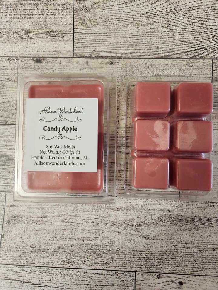 Candy Apple Soy Wax Melts for wholesale by Allison Wonderland
