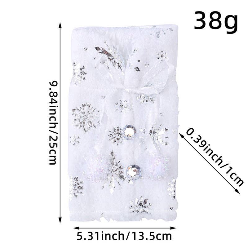 Ekartini - Vendita all'ingrosso Busta regalo per vino - Gancio per albero di Natale dorato0