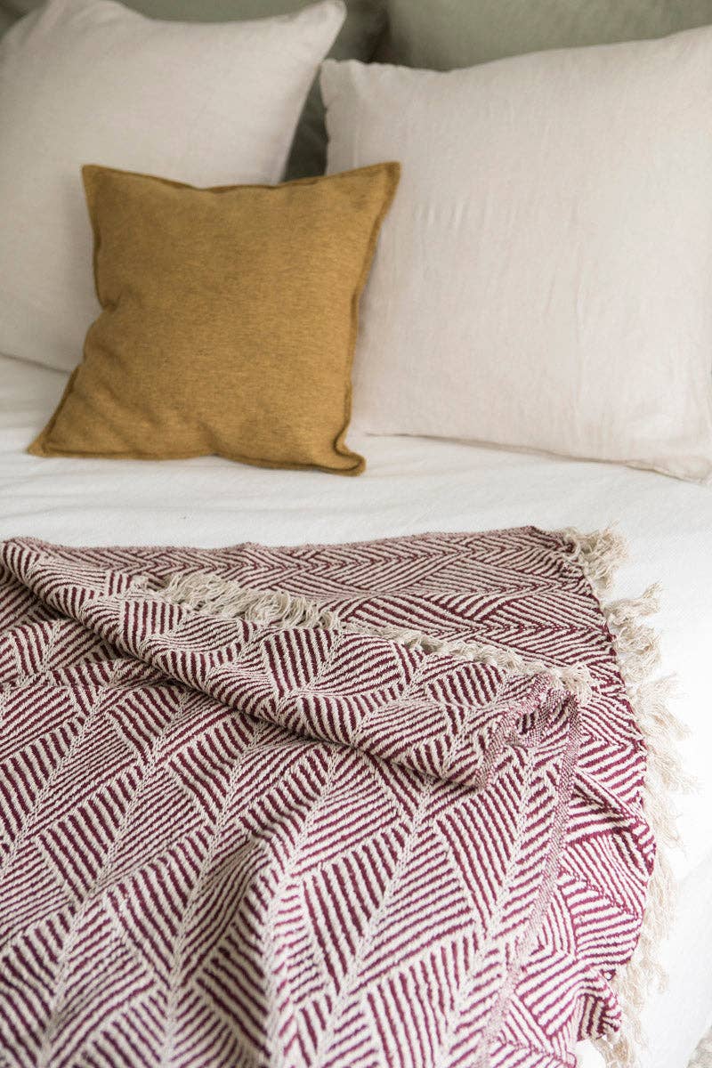 Kapda Casa – Engroshandel Sengetæppe – Manta Imperial | Rød | 130x150 cm2