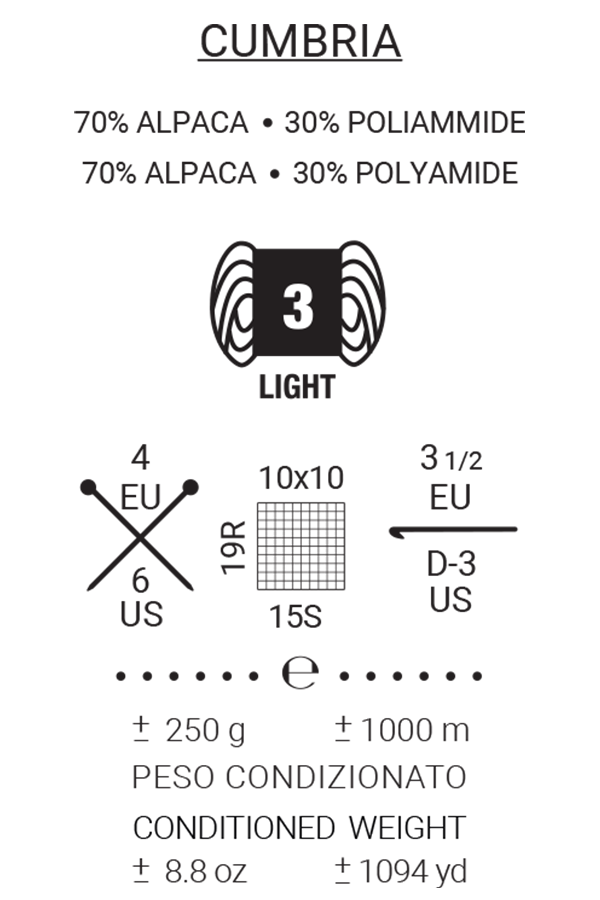 DHG - Wholesale Thread - CUMBRIA yarns 250g - alpaca blend20