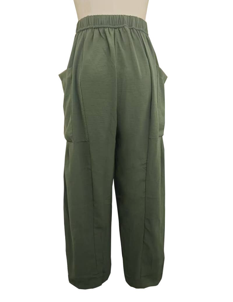Rosa Clothing - Wholesale Pants - Women's - Soft harem wide-leg pants slacks trousers17