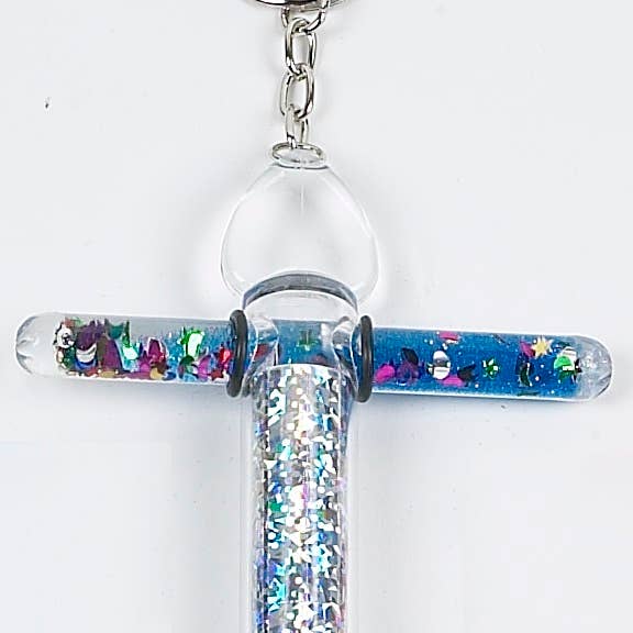 Golden Island Int'l Inc. – Porta-chaves - Unissexo por atacado – GI-8016K/40 Mini Caleidoscópio de Fogos de Artifício c/ Chaveiro (12 pk)5