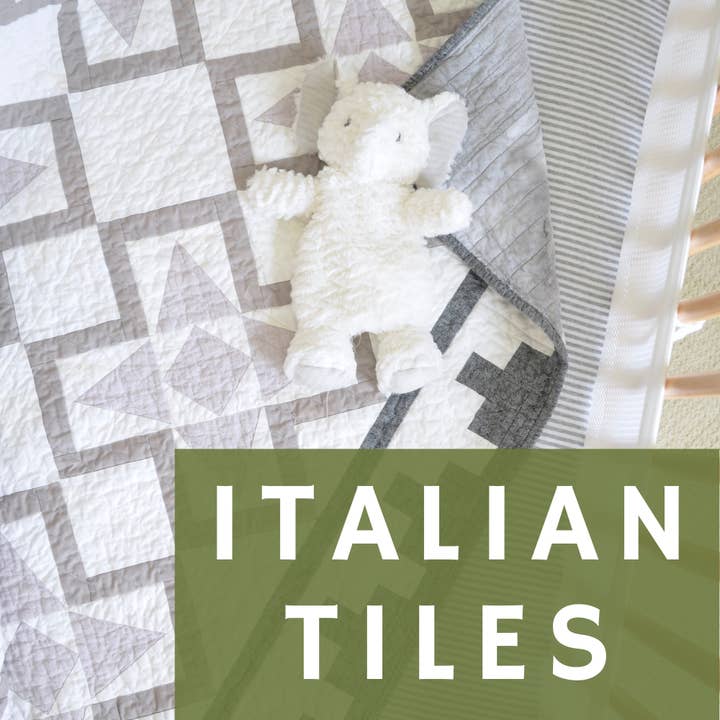 Sewn - Wholesale Craft Sewing Kit - Italian Tiles Quilt PAPER Pattern14