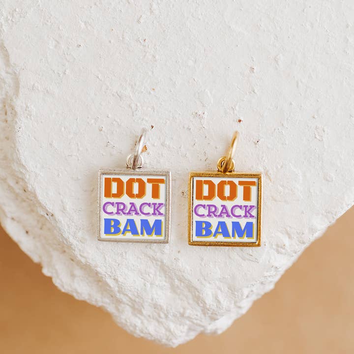 Dot Crack Bam Mahjong Charm for wholesale by Bel Kai