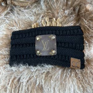 Upcycled Genuine LV Headwrap by Keep It Gypsy