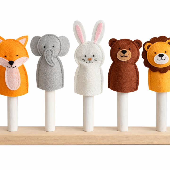 Felt Finger Puppets – Educational Play Resource for wholesale by Ziaplayalong
