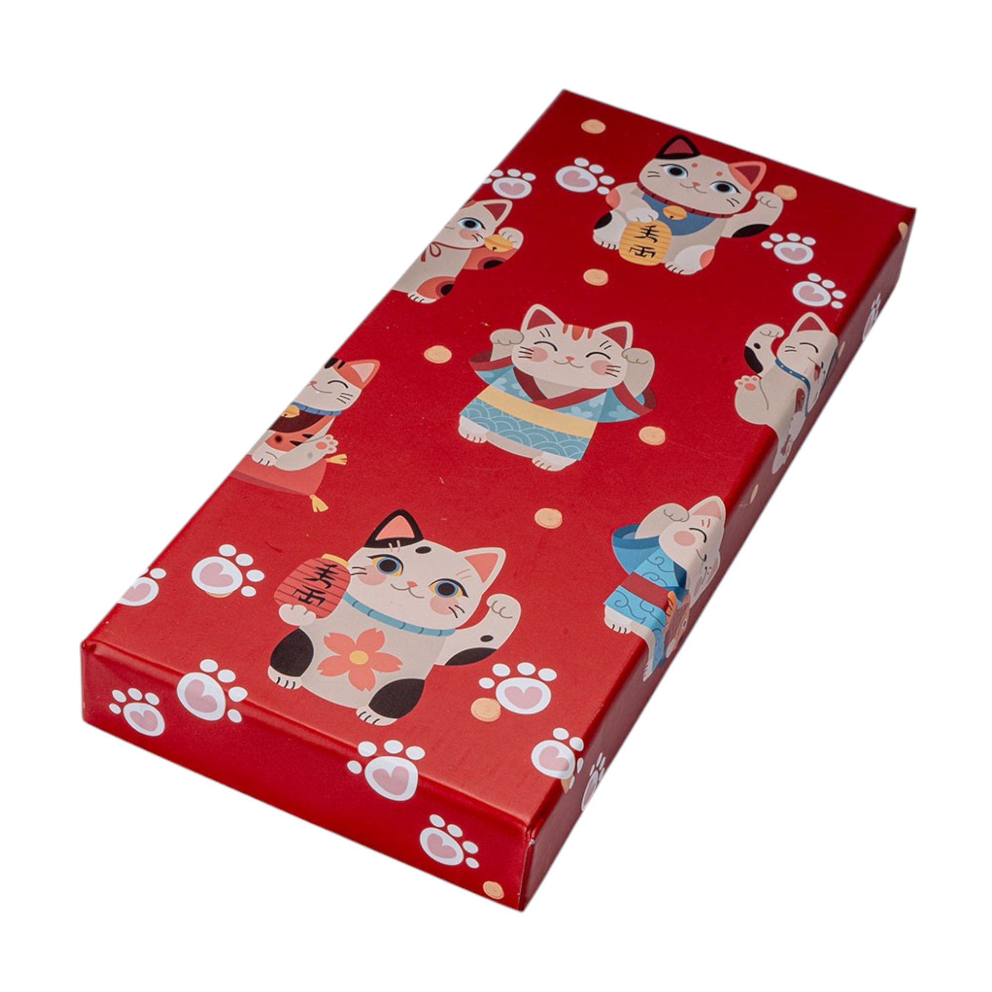 Urban Tokyo – Pauzinhos por atacado – Conjunto Presente Urban Tokyo com 2 Pares de Hashis e Descansos Lucky Cat Neko3