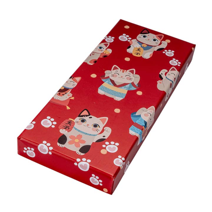 Urban Tokyo - Wholesale Chopsticks - Lucky Cat Neko 2 Pair Chopsticks and Rests Git Set (1/100)3