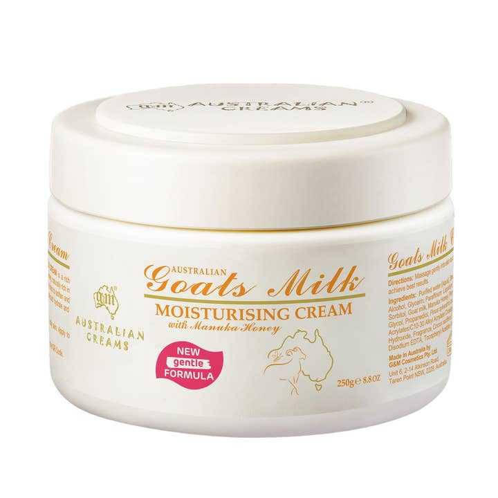 Goat's Milk & Manuka Honey Moisturiser for Sensitive Skin for wholesale by Australian Creams