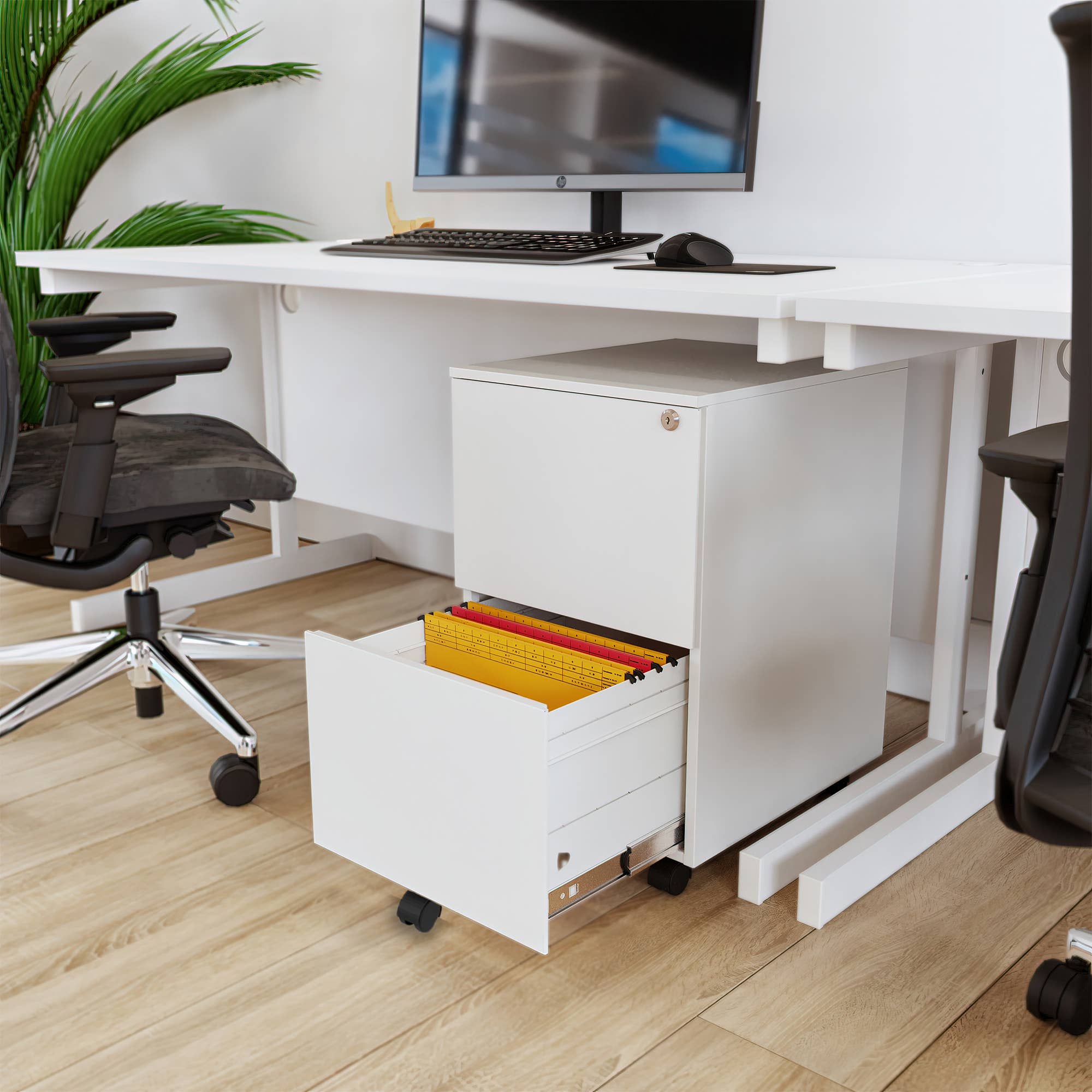 CEHA USA – Engroshandel Skab – Ceha 2 skuffe mobilarkivskab med lås8