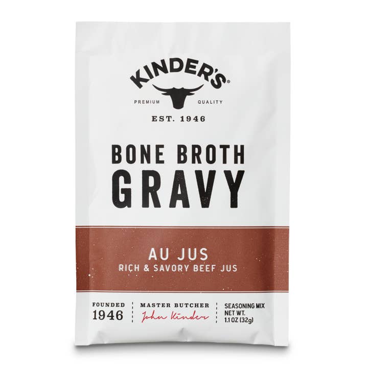 Kinder's Sauces & Seasonings - Wholesale Dried Spice Mix - Bone Broth Gravy Au Jus