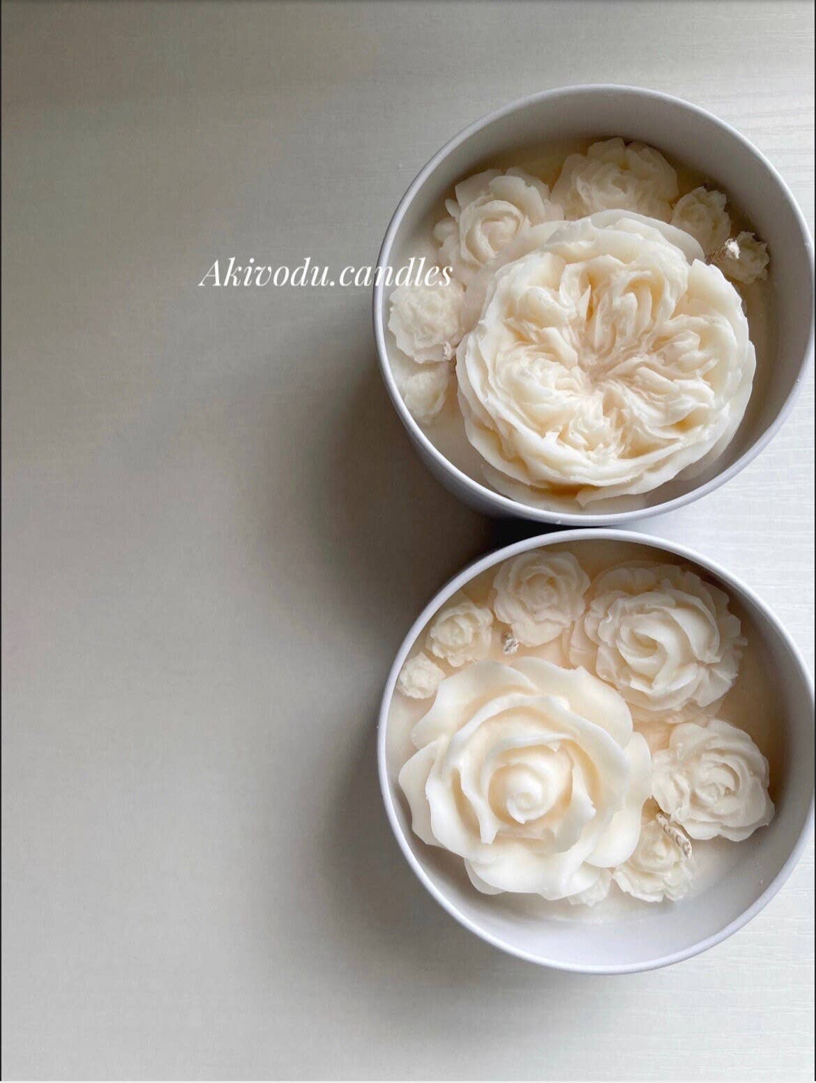 Akivodu Candles - Vendita all'ingrosso Candele regalo - Candela Bohemian Rose 8 oz - Profumazioni Multiple8