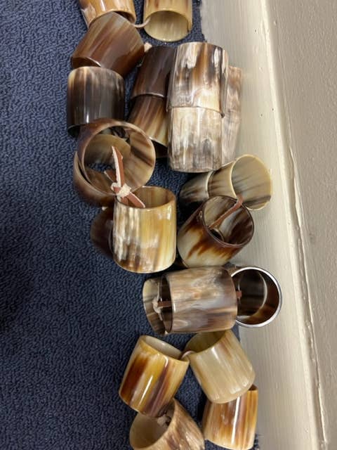 Harkiss Designs - Wholesale Napkin Ring - Horn Napkin Rings (Set of 4)3