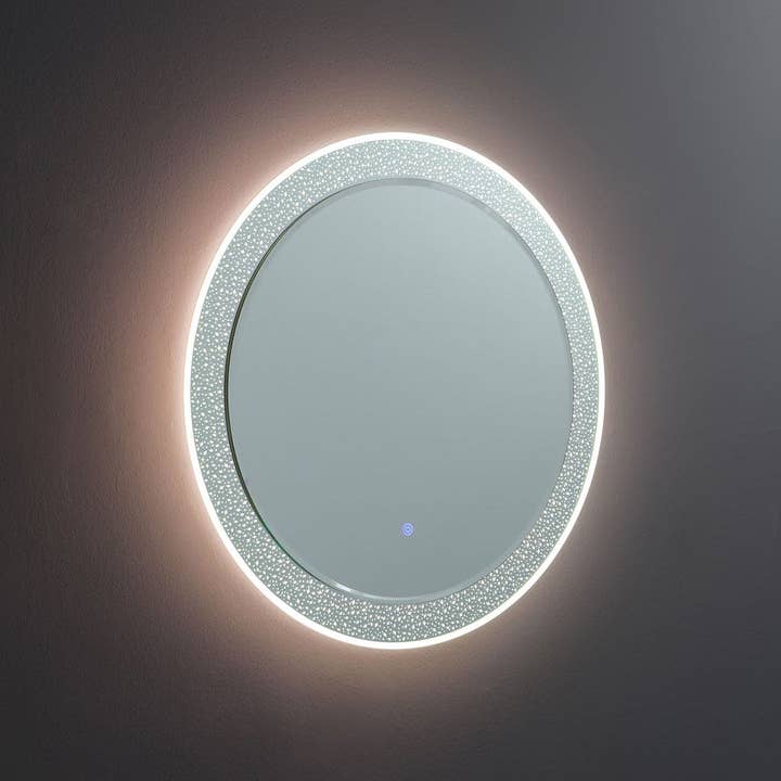Miroir Rond De 80cm Avec Éclairage LED Intégré pour la vente par Kodicebagno Srl
