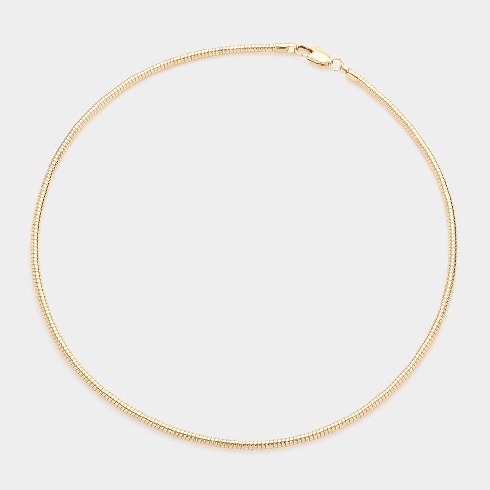 Sensibling Corp. - Wholesale Link & Chain Necklace - 16 Inch Omega Chain Choker Necklace1