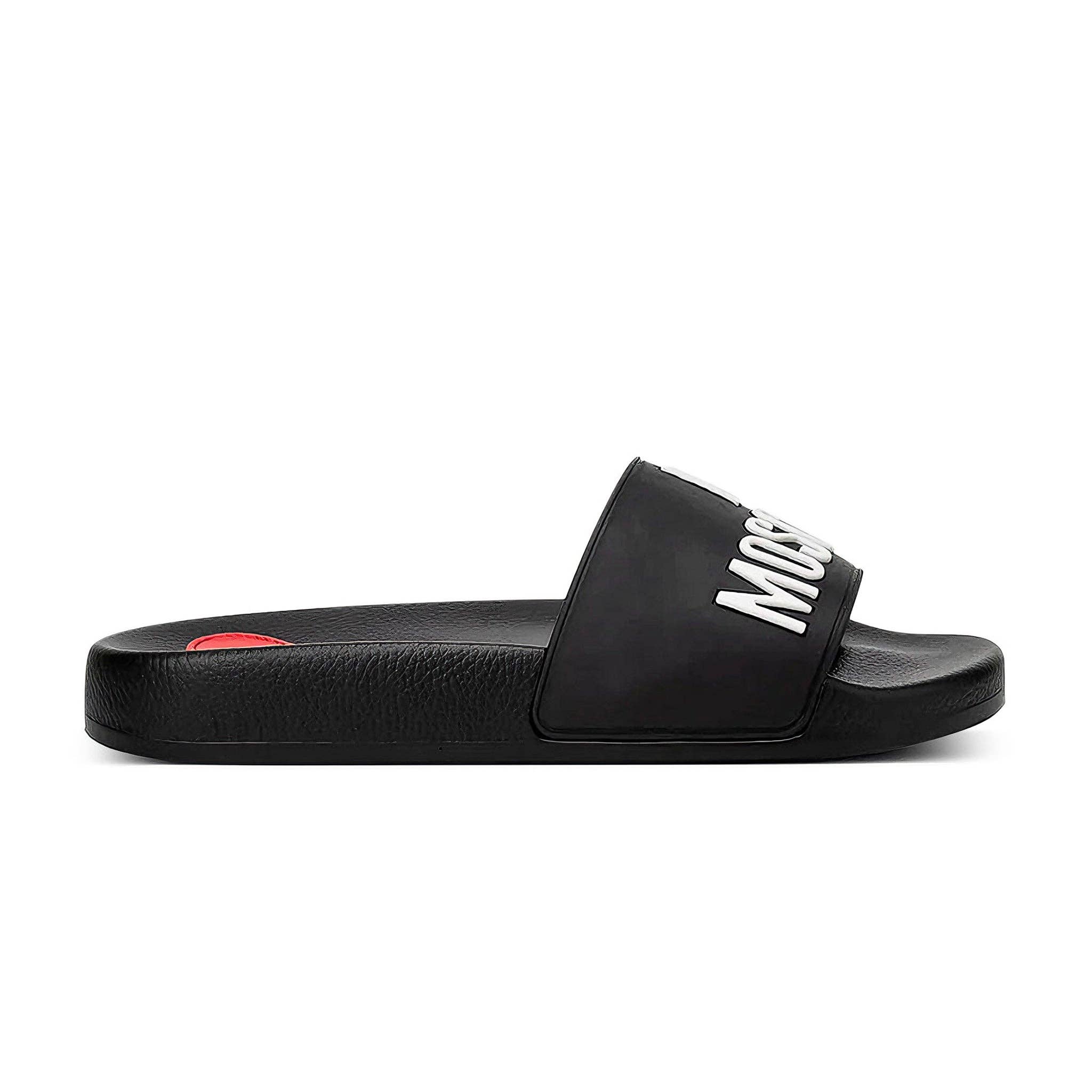 nero Chanclas elegantes de mujer Love Moschino con plataforma de 2 cm in vendita all'ingrosso su Faire0