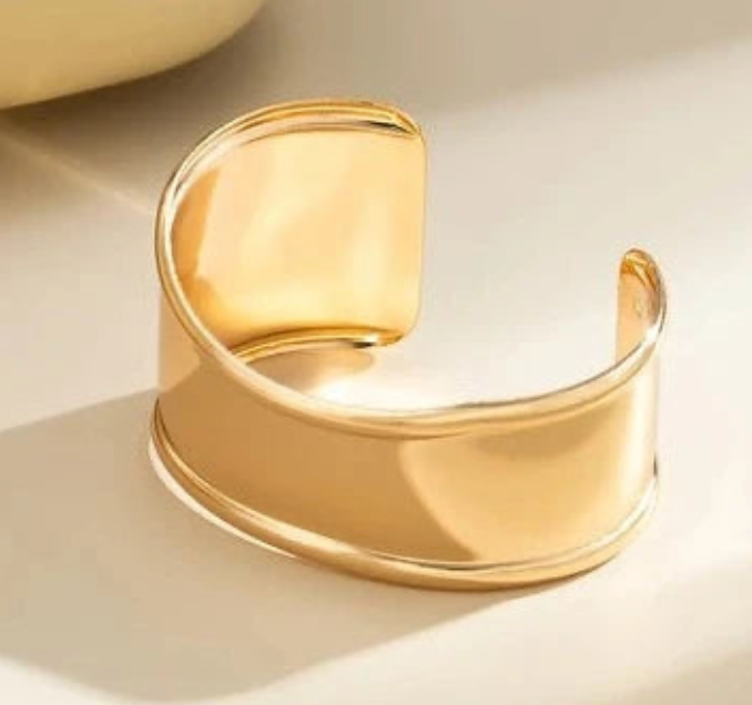 HoopLa – Pulseira de punho por atacado –  Pulseira Wonder Women Women Bone- Aço - Ouro 14K ou Prata15