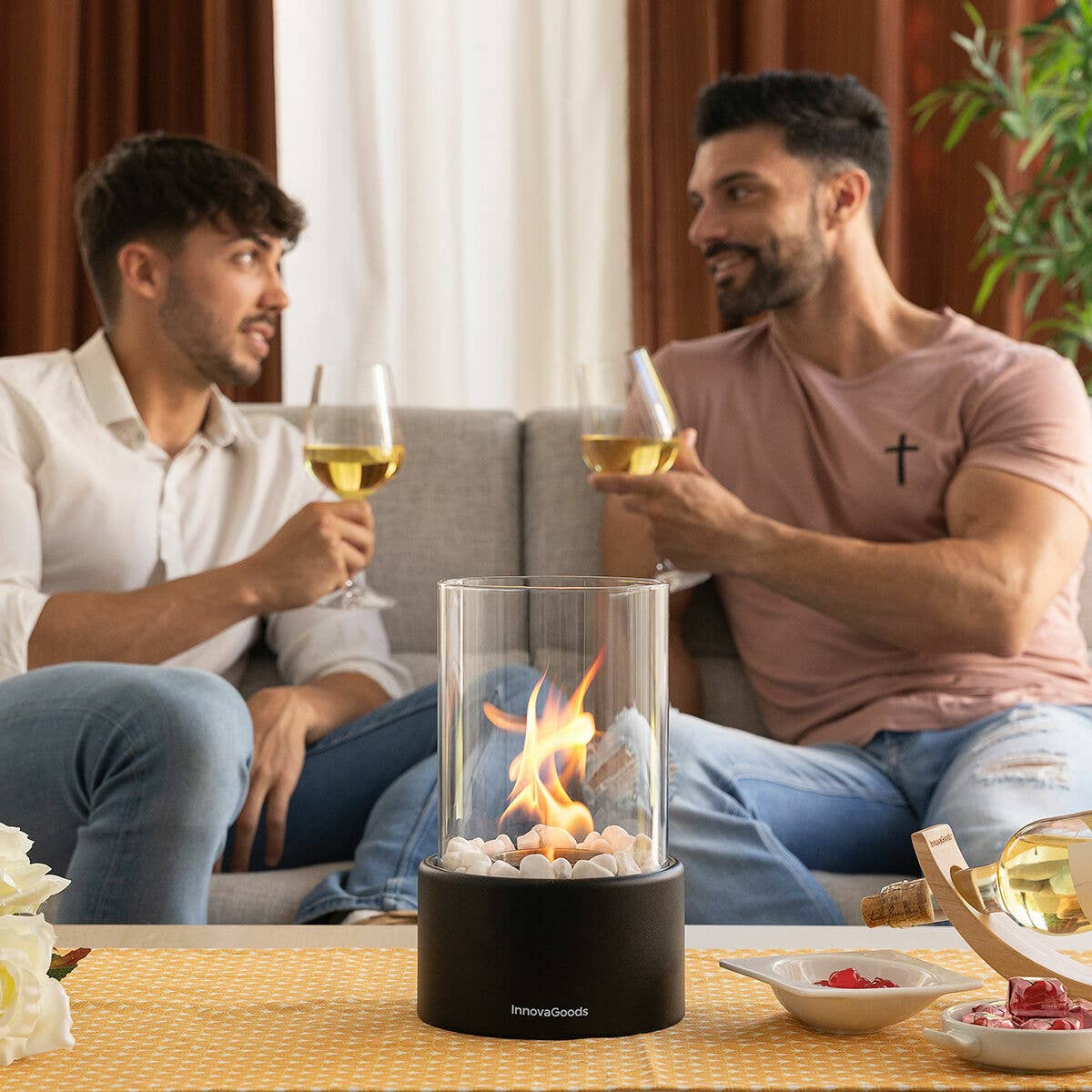 InnovaGoods - Wholesale Vuurschaal/terrashaard - InnovaGoods Heatfir decoratieve bio-ethanol tafelhaard2