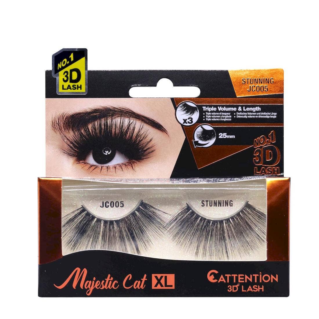 Diacly - Wholesale False/Fake Eyelashes - Ebin New York 3D XL Majestic Cat Eyelashes7