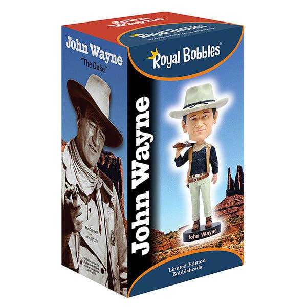 Royal Bobbles - Wholesale Decorative Figurine - Royal Bobbles John Wayne Cowboy Bobblehead