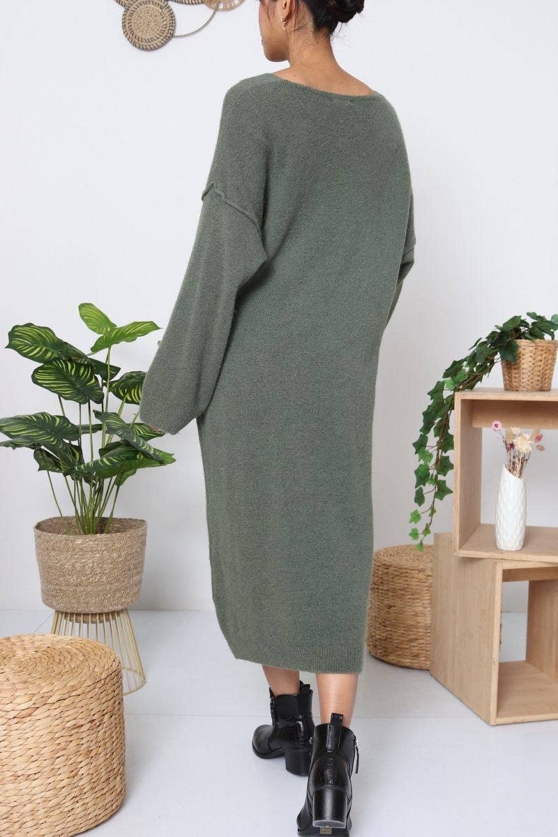 Orice – Engroshandel Kjole - Dame – Baby alpaca strikket kjole - Orice6