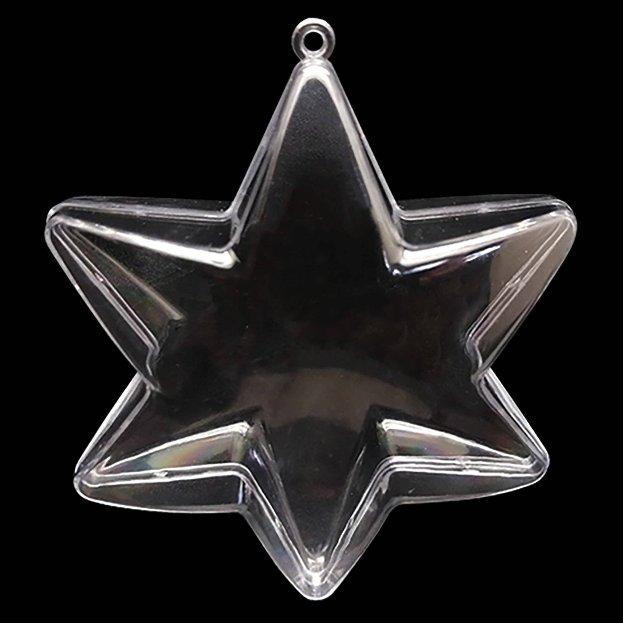 BestPysanky – wholesale Ornament – Set of 3 Clear Plastic Hexagon Ornaments4